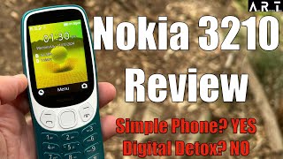 Nokia 3210 Review Simple feature phone or digital detox machine [upl. by Sonnie]