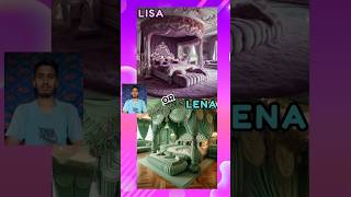 choose Lisa Or Lena Home Bedroom 🏠🏡 lisaorlenahome kuromi tiktok viralvideo [upl. by Jessy447]