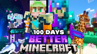 100 Days of DUO Better Minecraft FULL MOVIE [upl. by Burnight]