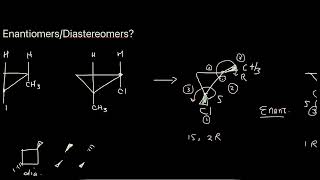 Enantiomers or Diastereomers  CYCLIC  Organic Chemistry [upl. by Eanram]