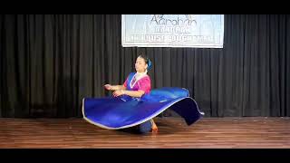 Madhuban mein radhika nache re performance at dance school [upl. by Aisila]