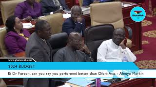 Afenyo Markin reenacts ‘Eii Ato’ at 2024 budget reading [upl. by Cherrita163]