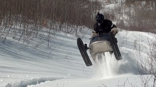 Mod Ski doo Elan 540cc having fun March 5 2012 [upl. by Ahcarb]