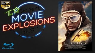 The Best Movie Explosions Flyboys 2006 Air Ship Explosion HD [upl. by Lledra]