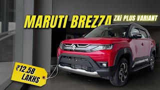 Maruti Suzuki Brezza ZXi Plus 2024 Review Features On Road Price [upl. by Aerdied]