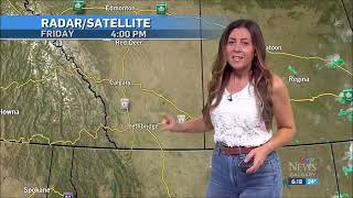 Danielle Savoni  Weather  CTV News Calgary  Friday July 12 2024 [upl. by Gillian]