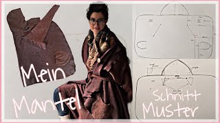 Winterjacke Schnittmuster  Mantel nähen Anleitung  DIY [upl. by Anelahs]