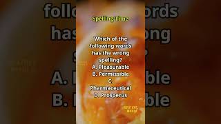 Spelling Time 568 spelling englishlearning englishvocabulary questions quiz [upl. by Raimundo]