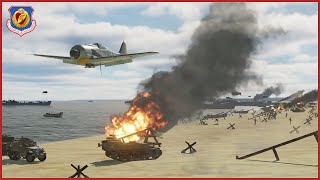 DCS Normandy 1944 quotPipsquot Priller Attacks Sword Beach [upl. by Kudva995]