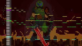 At Dooms Gate E1M1  DOOM 8bit [upl. by Doelling]