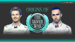 ORIGINS OF THE SILVER WAR F1 2014  Lewis Hamilton vs Nico Rosberg  FLoz Formula 1 Documentary [upl. by Yatnod]