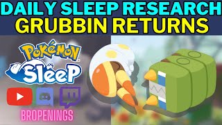 Daily Sleep Grubbin Returns pokemonsleep grubbin [upl. by Lunna]