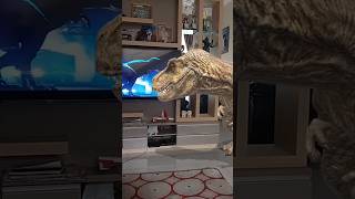 Dino Attack Tyrex moving Film dinosaur fyp shorts viralvideo [upl. by Ausoj]