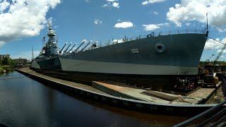 USS North Carolina  The USNs first fast battleship [upl. by Foscalina27]