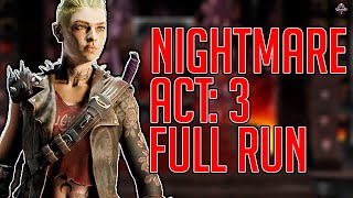 NIGHTMARE ACT 3  FULL RUN  Back 4 Blood This was Brutal [upl. by Durand994]