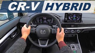 2023 Honda CRV Hybrid 4WD POV Drive Binaural Audio [upl. by Lasonde]