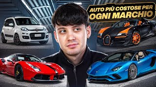 Quanto Costano le Auto Più Costose di Ogni Brand 🤑 [upl. by Garceau720]