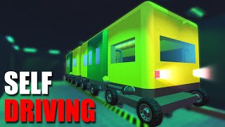 I Built a Self Driving Train System in Scrap Mechanic [upl. by Underwood529]