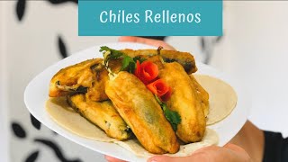 Como HACER CHILES RELLENOS con CARNE CAPEADOS muy deliciosos 😋 [upl. by Tarra]