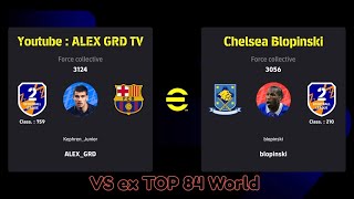 Alex Grd VS Blopinski  Top 84 World Best Ranking   eFootball™ 2024 Division 1  New Update V320 [upl. by Annahsar240]