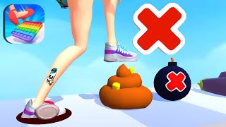 Tippy Toe All Levels Walkthrough Mobile Gameplay iOSAndroid Video Relaxing Game Update L6JXT3 [upl. by Eirrotal]