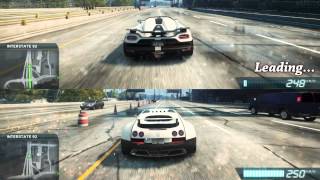 NFS Most Wanted 2 Bugatti Veyron vs Koenigsegg Agera [upl. by Leumas808]