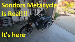 I Bought a Sondors Metacycle Supermassive Electric Motorcycle [upl. by Mikel406]