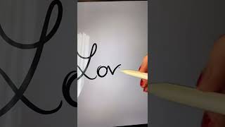 Astuce CALLIGRAPHIE procreatetutorials procreatetrick [upl. by Ihculo]