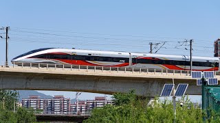 China New HighSpeed Bullet Train on its Business Class Beijing to Xian newest Experience [upl. by Leighton]