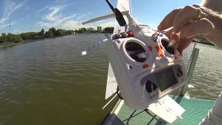 OpenPilot powered RC Laser Sail Boat [upl. by Hadlee]