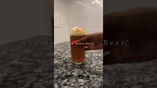 “BUTTERBEER” WITH A TWIST🍺butterbeer harrypotter drinks harrypotter holiday christmas [upl. by Lleon]