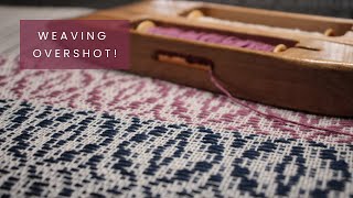 Learn How to Weave Overshot on a 4shaft Weaving Loom [upl. by Aynos]