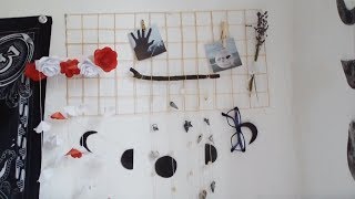 Diy Mood Board decoration organization  Настенный органайзер Mудборд своими руками [upl. by Feodore]