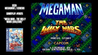 Mega Man  The Willy Wars USAEUR Megadrive  Genesis  Gameplay 0625 [upl. by Yra269]