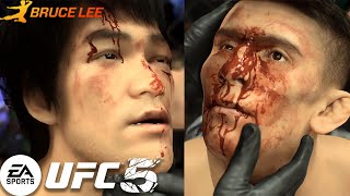 UFC 5  Bruce Lee VS Mario Bautista  PS5 [upl. by Doss]