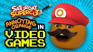 Annoying Orange in Video Games Saturday Supercut [upl. by Alina307]