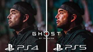 Ghost of Tsushima PS4 vs PS5 Graphics Comparison [upl. by Tilda969]