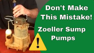 Zoeller Sump Pump Problems [upl. by Layla]