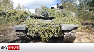 Ukraine War Hidden tanks near the front line [upl. by Cantlon]