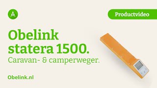 Obelink Statera 1500 caravan amp camperweger  Productvideo  gebruiksaanwijzing  Obelink [upl. by Morita]