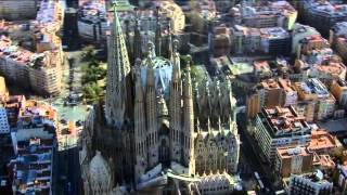 Reconstitution 3D de la Sagrada Familia [upl. by Sonnie]