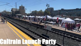 Caltrain Launch Party San Mateo [upl. by Ajtak]