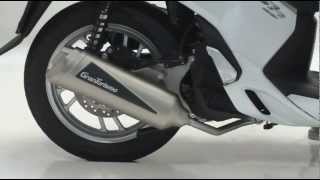 LeoVince GranTurismo for Honda SH 125 2013 [upl. by Ymeraj349]