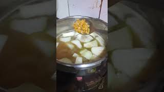 Maggi masala flavoured लौकी दाल fry 😋 recipe स्वाद जबरदस्त tasty pulses वायरल shorts [upl. by Donica70]