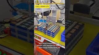 Stylish twowheeled electric vehicle battery assembly  CATL brand 120Ah Grade A NMC lithium battery [upl. by Hosfmann]