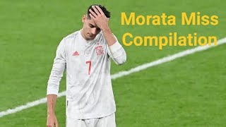 Moratas miss compilation  number 7 of Spain team😂😂 [upl. by Ikkela830]