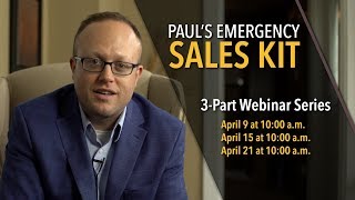 Pauls Emergency Sales Kit  New Webinar Series COMING SOON [upl. by Cinom]