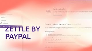 Arbeta med Zettle by Paypal i Visma eEkonomi [upl. by Eceirahs340]