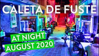 Caleta de Fuste Nightlife  August 2020  Bars Restaurants amp Entertainment [upl. by Attekahs]