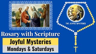 Rosary with Scripture  Joyful Mysteries Mondays amp Saturdays  Scriptural Rosary  Virtual Rosary [upl. by Anahpets]